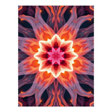 TZTTZT Diamond Art Kits for Adults - Fiery Floral Kaleidoscope Pattern Diamond Painting Kits for Adults Beginner, Frameless Diamond Painting Craft for Home Wall Decor TZTTZT