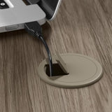 Bush Business Furniture Move 40 Electric Height Adjustable Desk with Black Base, Ergonomic Sit-Stand Computer Table for Home and Professional Office, Bush Business Furniture