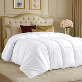 Utopia Bedding Comforters Twin XL Size, All Season Duvet Insert, Down Alternative Box Stitched Bed Comforter with Corner Tabs, Machine Washable (White) Utopia Bedding