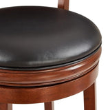 Ball & Cast Swivel Pub Height Barstool 29 Inch Seat Height Cherry Set of 1 Ball & Cast