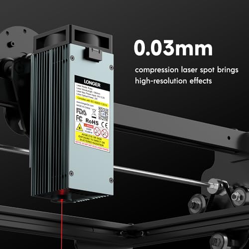 LONGER Ruby Ultimate Pulsed Infrared Laser Module for Laser RAY5 5W/10W / RAY5 20W(3-pin), for customization of jewelry, metal business cards, leather, and handicrafts Longer