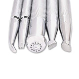 Realeather Leather Stamps Tool Set for Leather Crafting, 10 Stamping Tools, Sheridan Style Stamp Set I Realeather