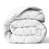 ViscoSoft Twin/Twin XL Down Alternative Comforter – All Season Cooling Breathable Microfiber Duvet Insert, Soft Quilted Reversible Blanket, White ViscoSoft