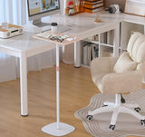 tonchean Portable Standing Desk for Small Spaces, Adjustable Height 18.5" to 47.2" Laptop Stand, Projector Stand for Home Office, Easy Assembly Compact Floor Desk tonchean