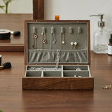 GeRRiT Handmade Box Solid wood jewelry box handmade can store earrings bracelets necklaces organization box accessories storage box suitable for her jewelry box GeRRiT