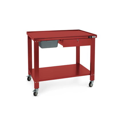 AFF Tear-Down Work Table - Portable Heavy Duty Workbench with Fluid Drainage System - 1,100 lb Capacity - 48" x 31.5" - WoodArtSupply