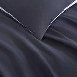 Tommy Hilfiger - Queen Comforter Set, Soft & Breathable Micro Piqué Cotton Bedding, Medium Weight Feel for Year Round Comfort, 3 Piece Bed Set with Matching Pillowcases (Navy) Tommy Hilfiger