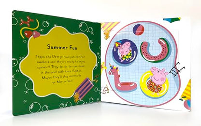 Peppa Pig Power of Positivity My First Puzzle Book - Jigsaw Puzzles for kids, 10-page board book, 5 puzzles to enjoy