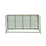 Christopher Knight Home Layon Iron Outdoor Bench, Patio Loveseat for 2 People, Durable Garden Bench with Floral Pattern Backrest, Slatted Seat for Park/Yard, Spacious Outdoor Seating, Matte Green Christopher Knight Home