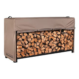 ULTCOVER Waterproof Firewood Racks Cover 8 Feet Heavy Duty Outdoor Logs Holder Stand Cover ULTCOVER