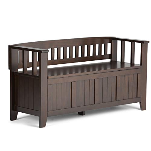 Simpli Home Acadian Storage Bench - Thumbnail 3