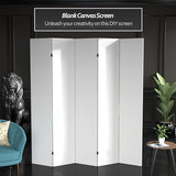 Red Lantern Do It Yourself Blank Canvas Room Divider, 7 Foot - 5 Panels Red Lantern