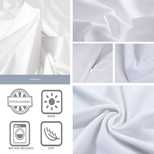YFIOYI Wall Comforter Set, Minimalist Bedding Set, Calm Decorative 3 Piece Bedding Set with 2 Pillow Shams, with Zipper（King Single） YFIOYI