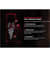 JET Vortex Cone Dust Collector, 30-Micron Bag Filter, 1-1/2 HP, 1Ph 115/230V (Model DC-1100VX-BK) Jet