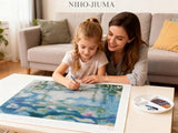 NIHO-JIUMA Diamond Painting Kits Monet's Water Lilies, 5D DIY Full Drill Diamond Art Gift for Adults, Home Decoration (30 X 40 cm / 12 X 16 inches) NIHO-JIUMA