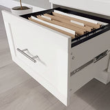 Realspace® 17" D Vertical 2-Drawer File Cabinet, White Realspace