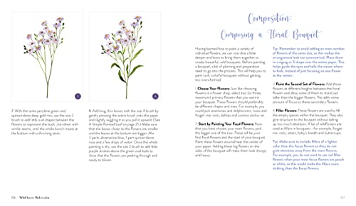 Wildflower Watercolor: The Beginner’s Guide to Painting Beautiful Florals WoodArtSupply