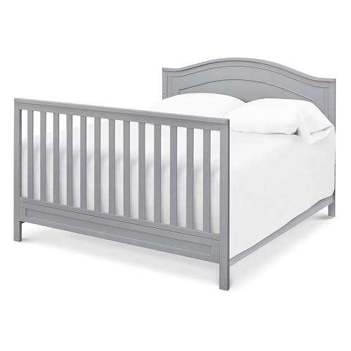 DaVinci Charlie 4-in-1 Convertible Crib in Grey, Greenguard Gold Certified DaVinci
