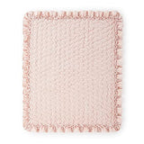 Levtex Baby - Heritage Crib Bed Set - Baby Nursery Set - Blush Velvet - Rich Velvet - 4 Piece Set Includes Quilt, One Fitted Sheet, Changing Pad & Skirt/Dust Ruffle Levtex Baby