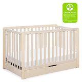 Carter's by DaVinci Colby 4-in-1 Convertible Crib with Trundle Drawer in Washed Natural, Greenguard Gold Certified, Undercrib Storage DaVinci