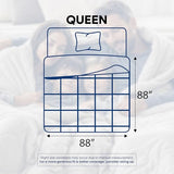 Utopia Bedding Comforters Queen Size, All Season Duvet Insert, Down Alternative Box Stitched Bed Comforter with Corner Tabs, Machine Washable (White) Utopia Bedding