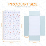 Haleeone 3 Piece Baby Crib Bedding Set – Includes Soft Crib Fitted Sheet, Comforter and Skirt, Crib Nursery Bed Set Decor for Baby Boy and Girl - Elephant Haleeone