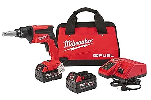 Milwaukee 2866-22 M18 FUEL Drywall Screw Gun- XC Kit with 5.0 Ah Batteries - WoodArtSupply