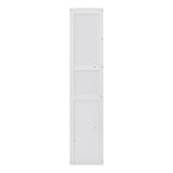 Merax Full Size Murphy Bed, Wood Full Murphy Cabinet Bed with Shelves, for Home Office or Small Room, White Merax