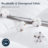 Pacific Coast Premium Goose Down Fiber Comforter Twin Size, 420TC 100% Australian Cotton Shell, All-Season Comforter with Hidden Baffle Box & Double-Stitched Piping (68"x90") Pacific Coast