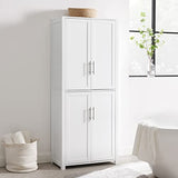 Crosley Furniture Savannah Tall Pantry, White Crosley Furniture