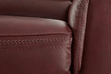 Signature Design by Ashley Alessandro Contemporary Leather Power Reclining Sofa with Adjustable Headrest, Red Signature Design by Ashley