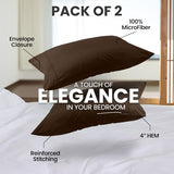 Utopia Bedding King Pillow Cases - 2 Pack - Envelope Closure - Soft Brushed Microfiber Fabric - Shrinkage and Fade Resistant Pillow Covers King Size 20 X 40 Inches (King, Brown) Utopia Bedding