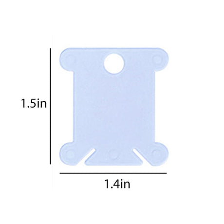Embroidery Floss Bobbins, 50 Pcs Embroidery Floss Organizer, Plastic Embroidery Thread Cards for Cross Stitch Thread Holder Sewing Storage(Mixture Colour) Much Hotter