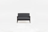 Lilola Home Bahamas 45" W Dark Gray Loveseat Lilola Home