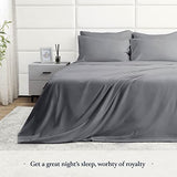 BELADOR Silky Soft Full Sheet Set - Luxury 6 Piece Bed Sheets for Full Size Bed, Secure-Fit Deep Pocket Sheets with Elastic, Breathable Hotel Sheets and Pillowcase Set, Wrinkle Free Oeko-TEX Sheets BELADOR