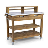 Homestyles Maho Potting Bench, Brown homestyles