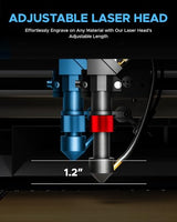 OMTech K40+ CO2 Laser Engraver, 8"x12" 40W Desktop Laser Engraving Machine for Home Use, LaserGRBL LightBurn Compatible Laser Engraver Cutter with OMTech