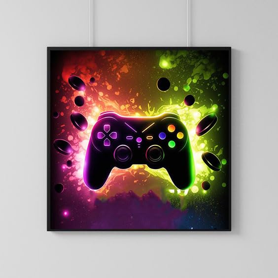 5D DIY Diamond Art Painting 16x16 inches for Adults, Full Round Drill Rhinestone Embroidery for Wall Decoration Generic