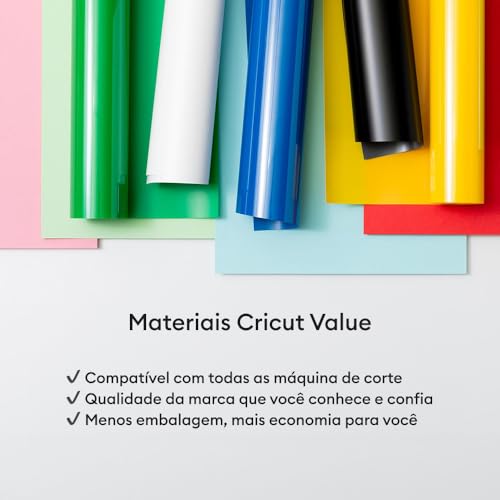 Cricut® Value Iron-On, Rainbow Sampler - 12 in x 3 ft (10 ct)- HTV Heat Transfer Vinyl Cricut