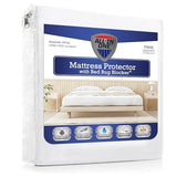 All-in-One Mattress Protector, Zippered Encasement, Water & Stain Resistant, Triple Seal Protection, Twin, White Bed Bug Blocker