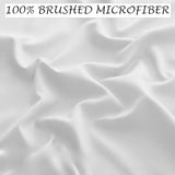 King Size Fitted Sheet – Ultra Soft 1800 Microfiber – Deep Pocket Fits Up to 16” Mattress – Wrinkle & Fade Resistant – Single Fitted Bottom Sheet Only (White) Peace Sleep Bedding