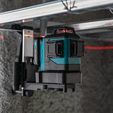 Makita SK700DNAJ 12V max CXT® Lithium-Ion Cordless Self-Leveling 360° 3-Plane Red Laser Kit (2.0Ah), Class II, 635 nm, <2 mW Makita