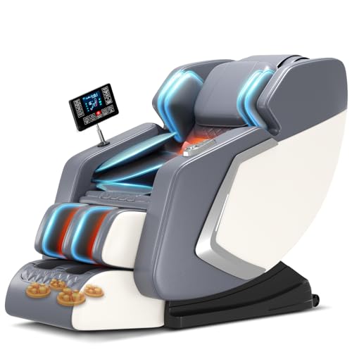 2026 Full Body Massage Chair - Zero Gravity Heated Shiatsu Massage - Lumbar/Calf Heat Relieve Sitting Back Pain, 8 Back Rollers, Extendable Footrest - Relieve Back Pain for Office Workers/Athletes DOVRYTHEN