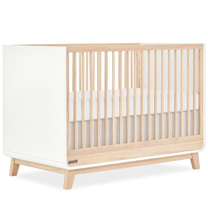 Dream On Me Fisher Price Siesta 3-in-1 Convertible Crib, White Vintage Oak