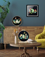 TINDTOP 3 Sets Embroidery Kit for Adults, Frog Embroidery Practice Kit for Beginners Include Embroidery Cloth Hoops Threads for Craft Lover Hand Stitch with Embroidery Skill Techniques