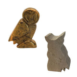 Owl Small Soapstone Carving Kit DIY Arts and Crafts Kit Generic