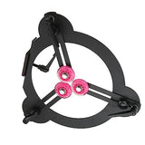 Woodturning Steady Rest Steady Rest Metal Woodturning Steady Rest Round Metal Turning Tools for Wood Lathe Parts Accessories Mrisata