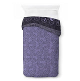 Jay Franco Kids Duvet Cover Set with Sham & Pillowcase – Ultra-Soft Linen Feel Bedding for Room Decor, Cover ONLY Comforter NOT Included, Purple - Wednesday, 2 Piece Twin Jay Franco