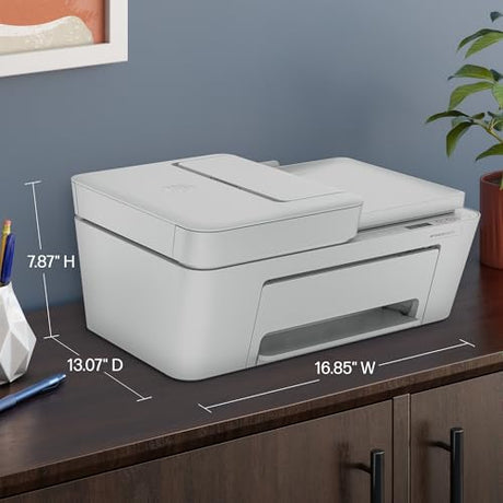 HP DeskJet 4227e Wireless All-in-One Color Inkjet Printer, Scanner, Copier, Best-for-Home, 3 Month Instant Ink Trial Included, AI-Enabled (6W7F0A) HP