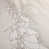 SLEEPBELLA Comforter King Size, 600 Thread Count Cotton Brown Branches and Blue Flowers Off-White Comforter Sets, Down Alternative Bedding Set 3Pcs(King, Off-White Botanical) SLEEPBELLA